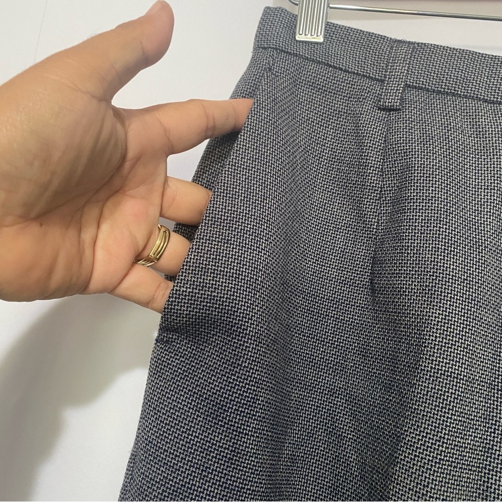 Pendleton Petite Wool Blend Gray Houndstooth Dres… - image 3